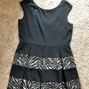 Size 16 black fit & flare dress